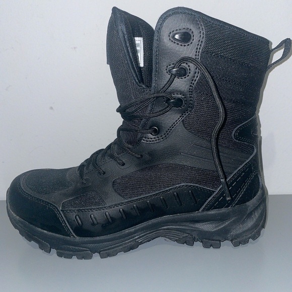 MENS LAPG TAC ATHLETE 7” BOOTS SIZE 8 BLACK - Excellent Condition - Picture 4 of 10